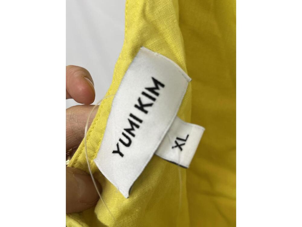 Yumi Kim Rocky Dress in Chartreuse Linen XL - Picture 7 of 8